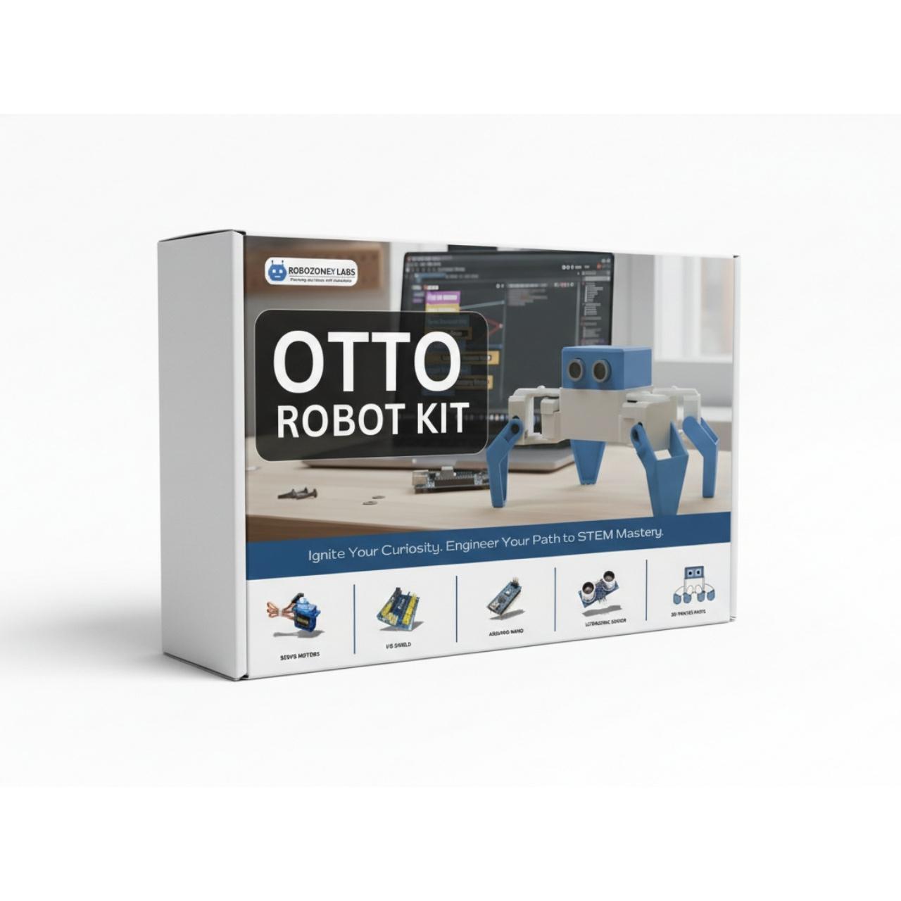 Building an Autonomous Bipedal Robot with Otto: A Deep Dive into Servo Kinematics & Ultrasonic Avoidance