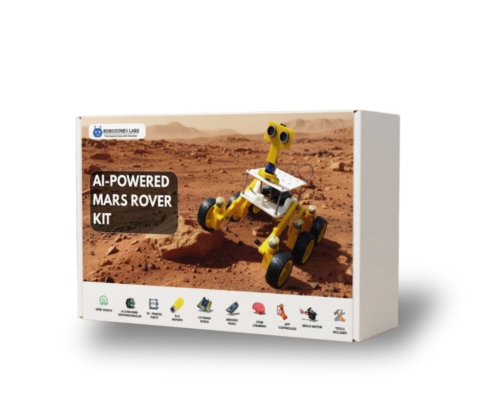 Inside the Rocker-Bogie Suspension: Designing an AI-Powered Mars Rover for Rough Terrain Navigation